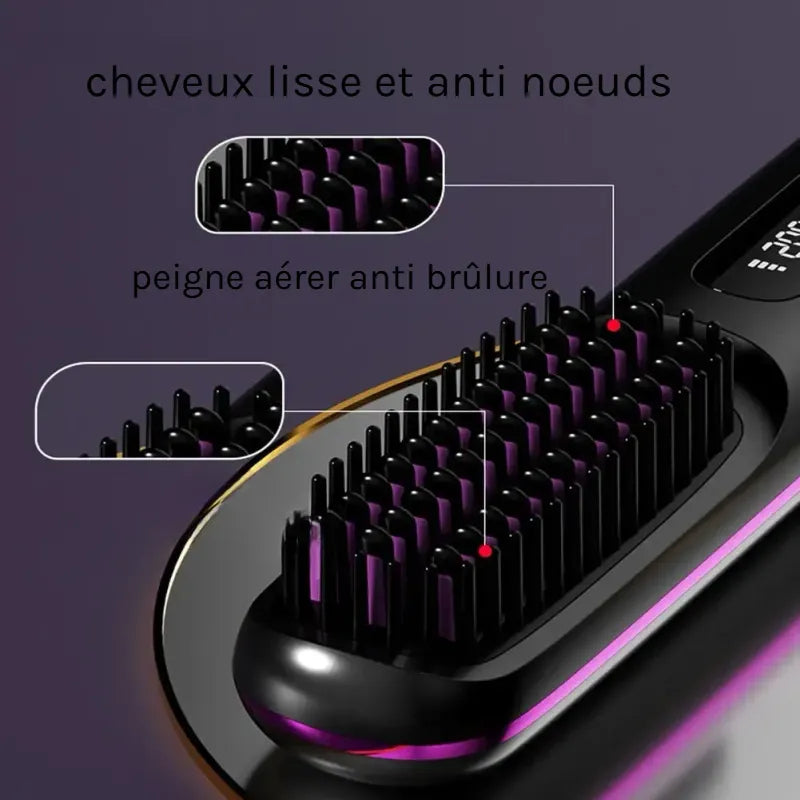 3D  فرشاة الشعر الحرارية